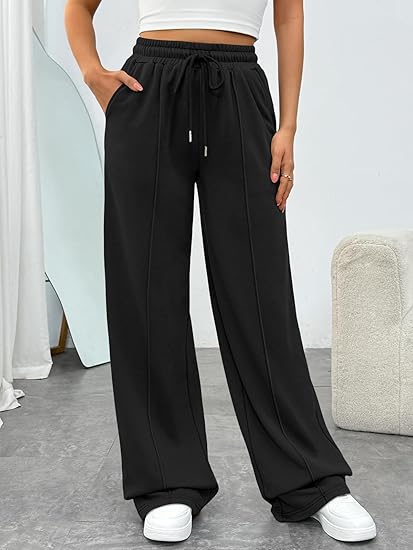 Womens Wide Leg Sweatpants