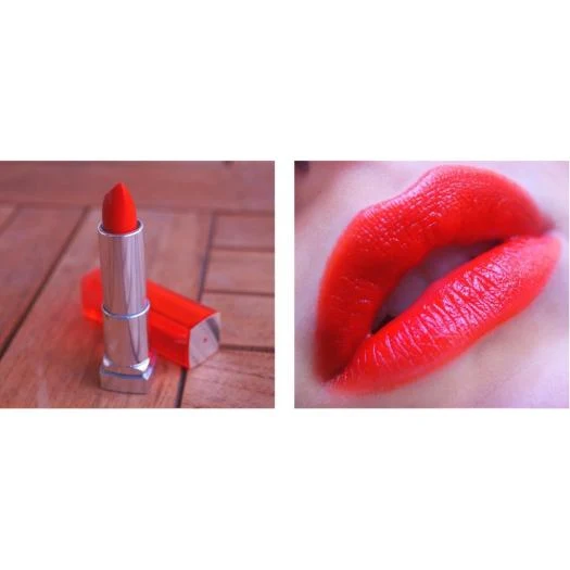 Maybelline Color Sensational Cream Lipstick - 916 Neon Red