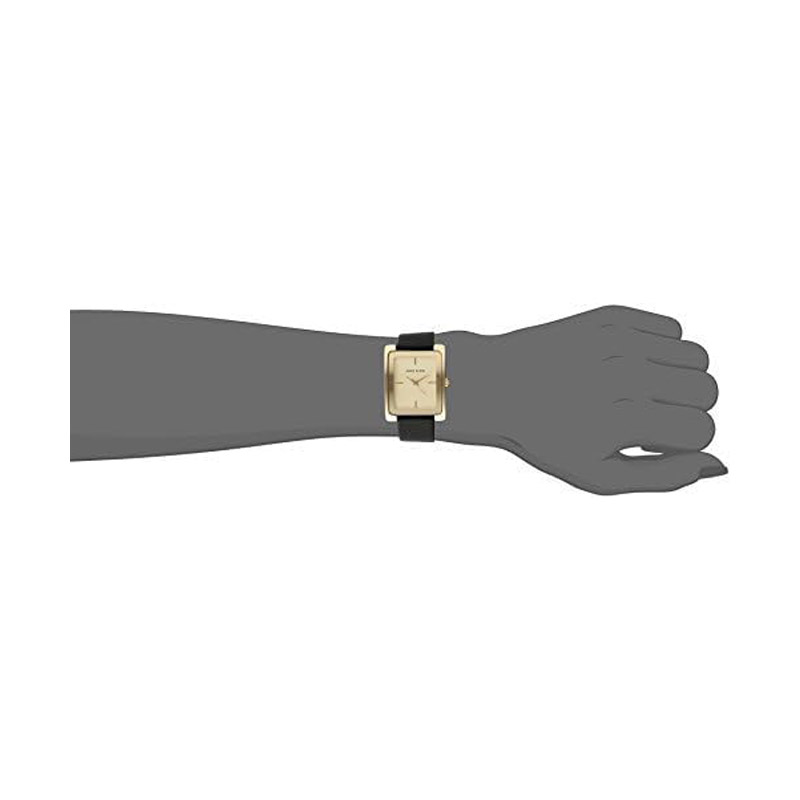 Women's leather strap watch