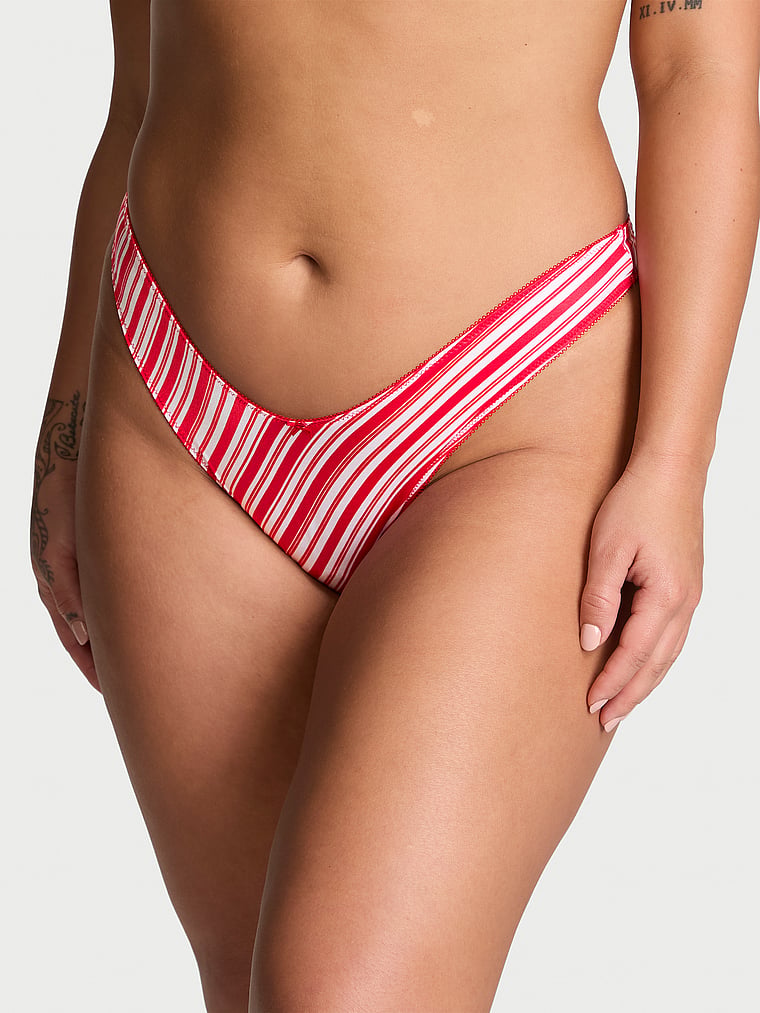 Very Sexy Smooth Micro High-Leg Thong Panty Smooth