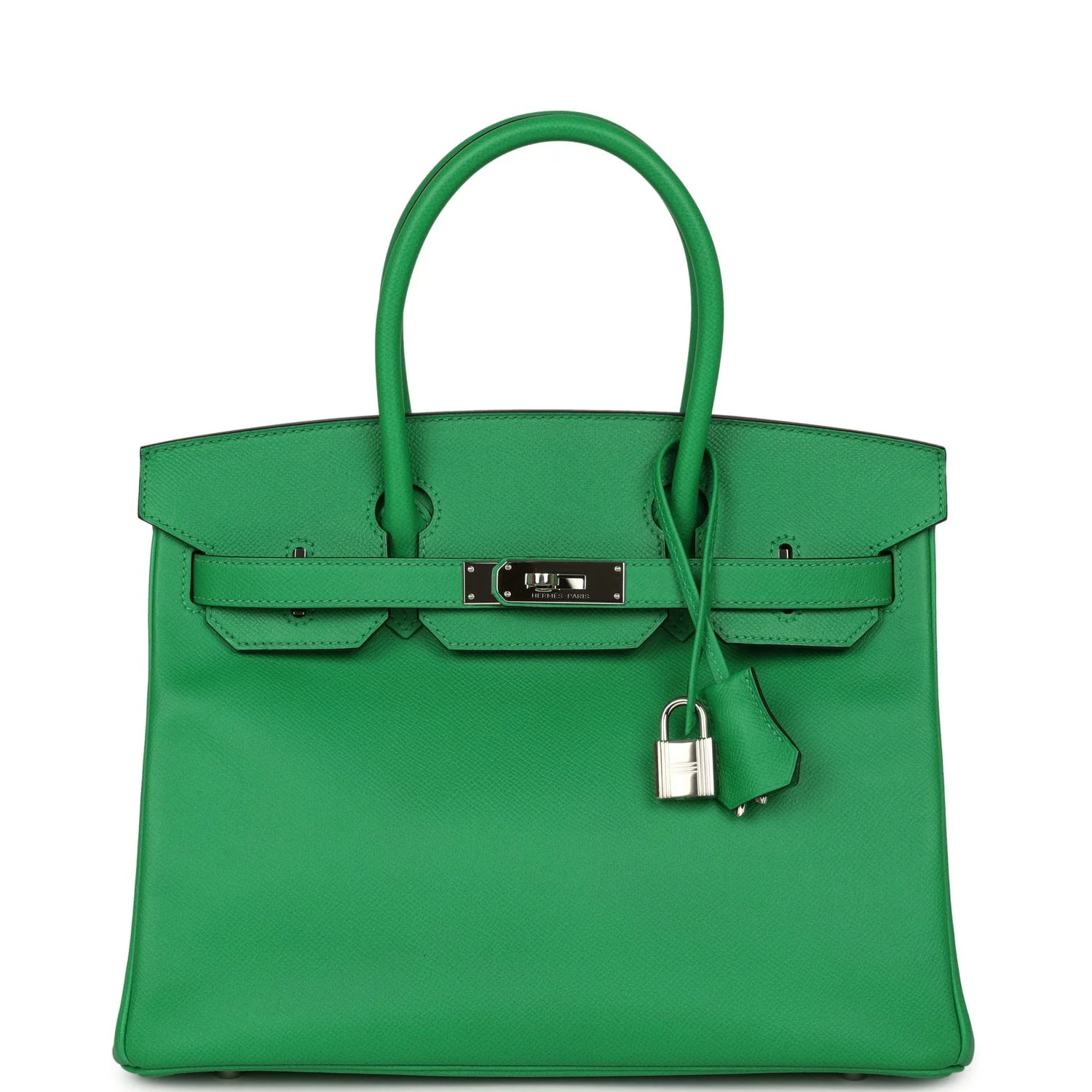 HERMÈS Birkin 30 Bambou Epsom Palladium Hardware
