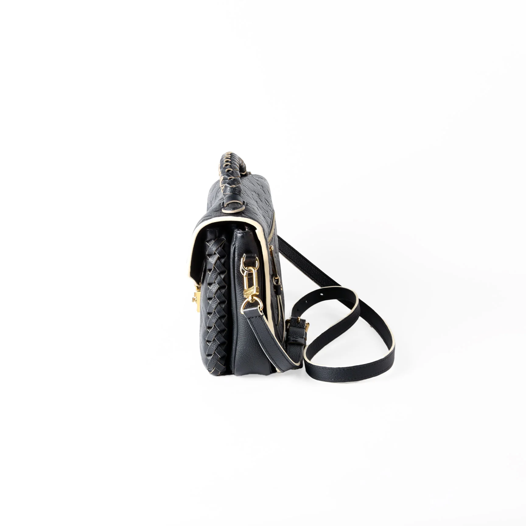 Pochette Metis Empreinte Braided Black