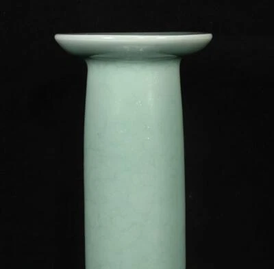 23CM Old Chinese Longquan Kiln Vase N3009