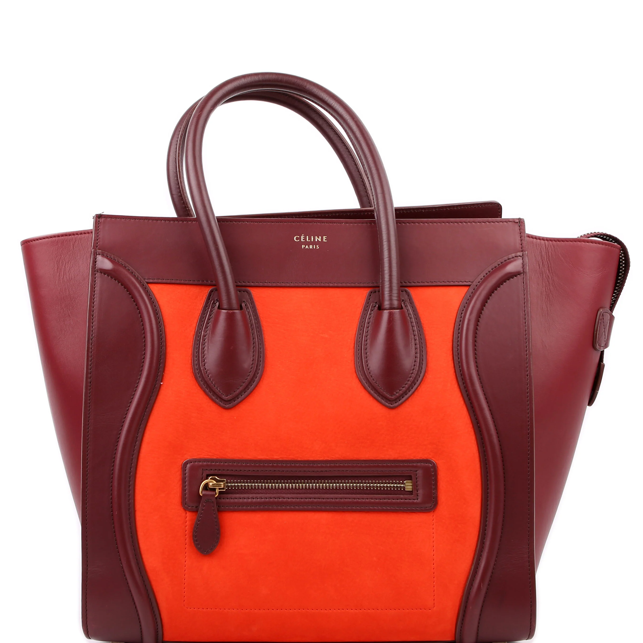 Luggage Mini Burgundy/Orange
