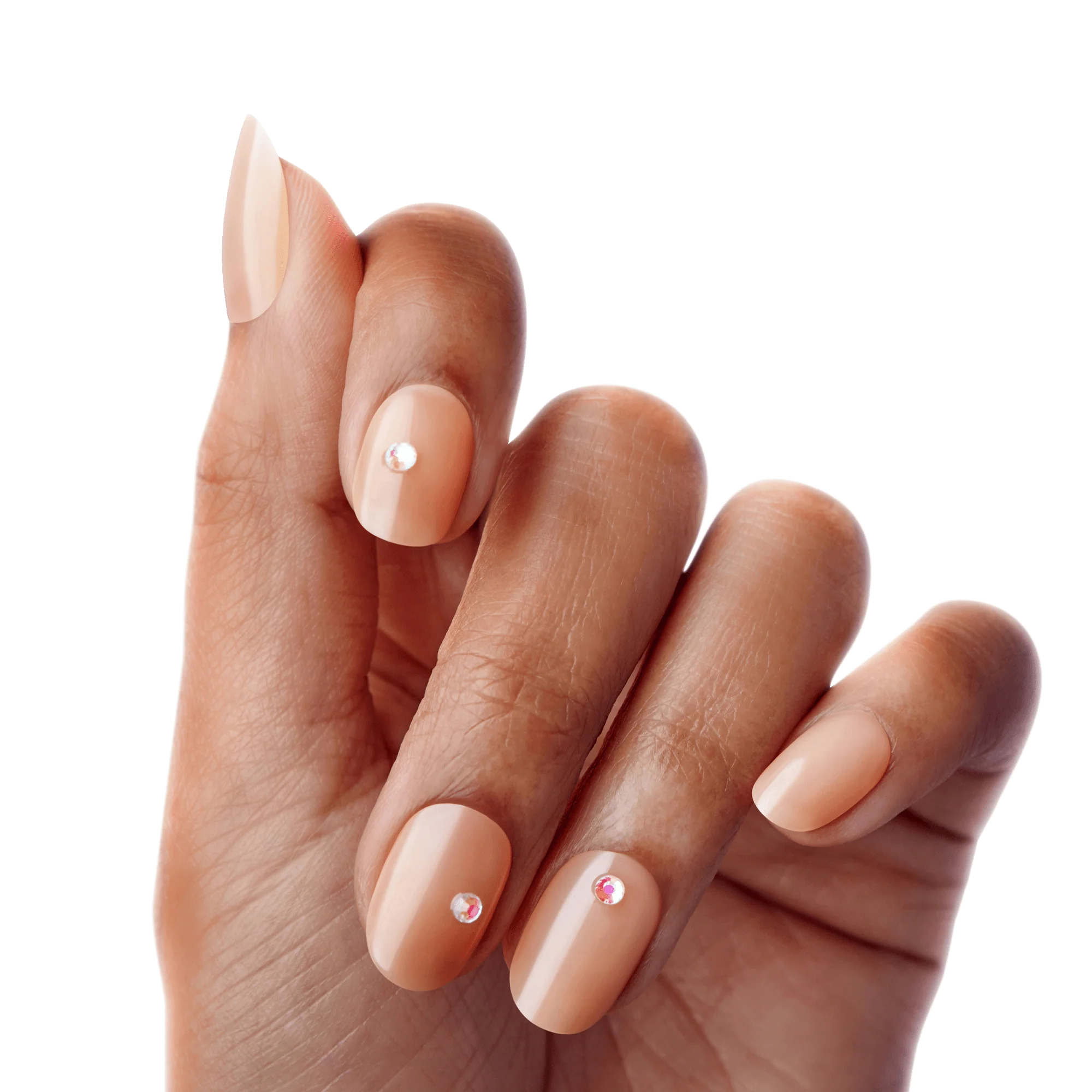 KISS Bare but Better Premium Press On Glue Nails - Stay