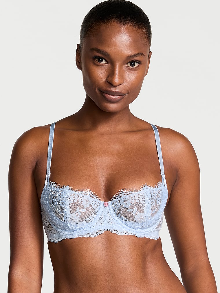 Dream Angels Wicked Unlined Lace Balconette Bra Lace