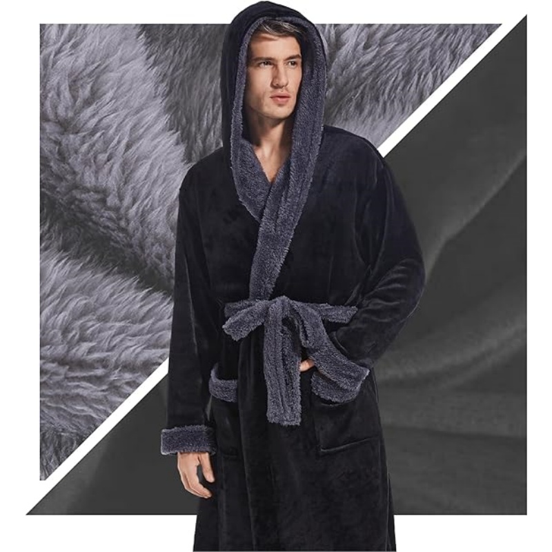 Mens Hooded Robe