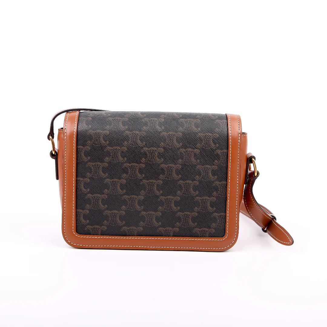 Teen Triomphe Bag Triomphe Canvas/Calfskin Brown