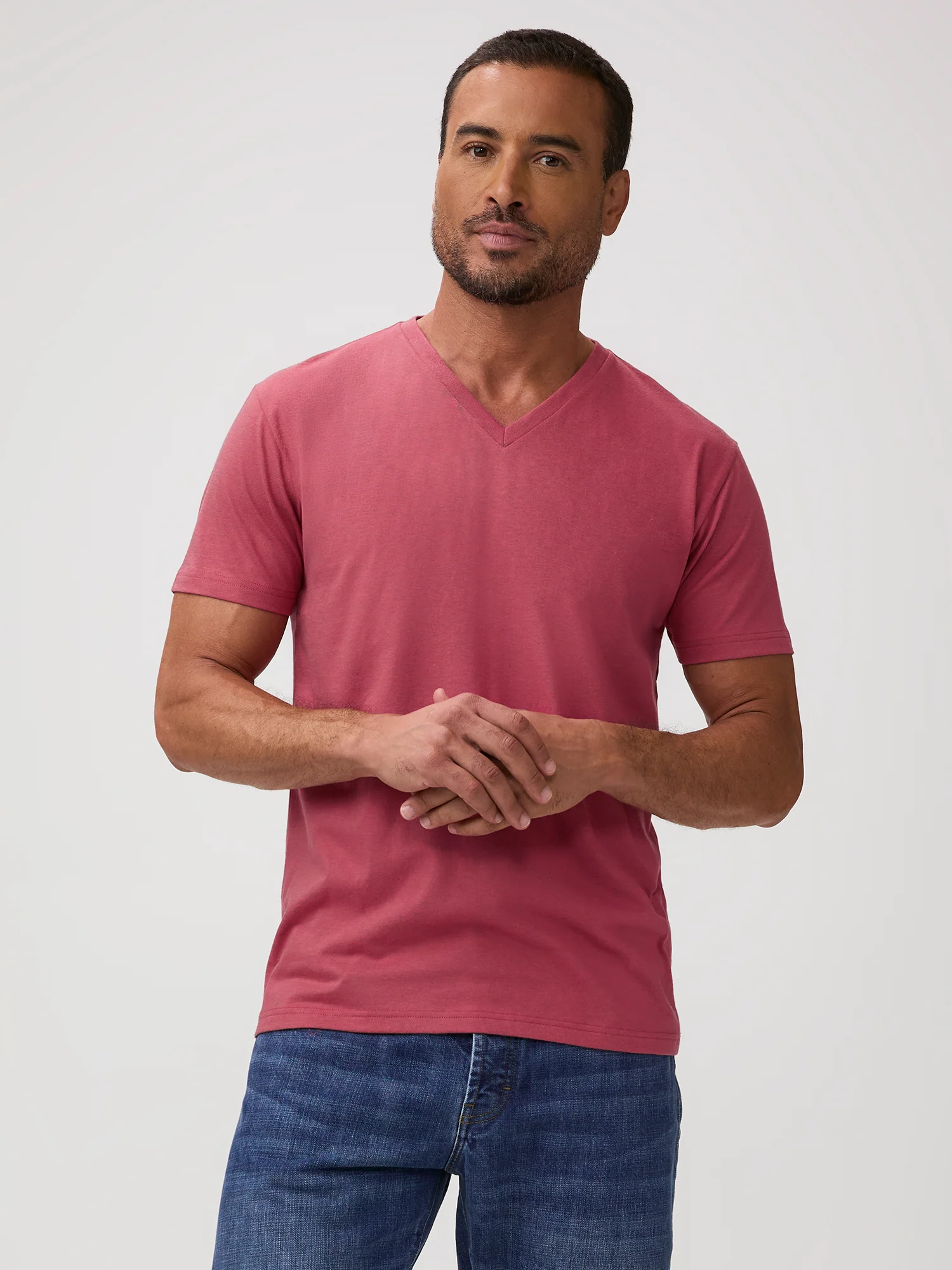 Coral V-Neck