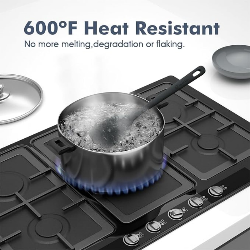 5 Pieces Silicone Spatula Set