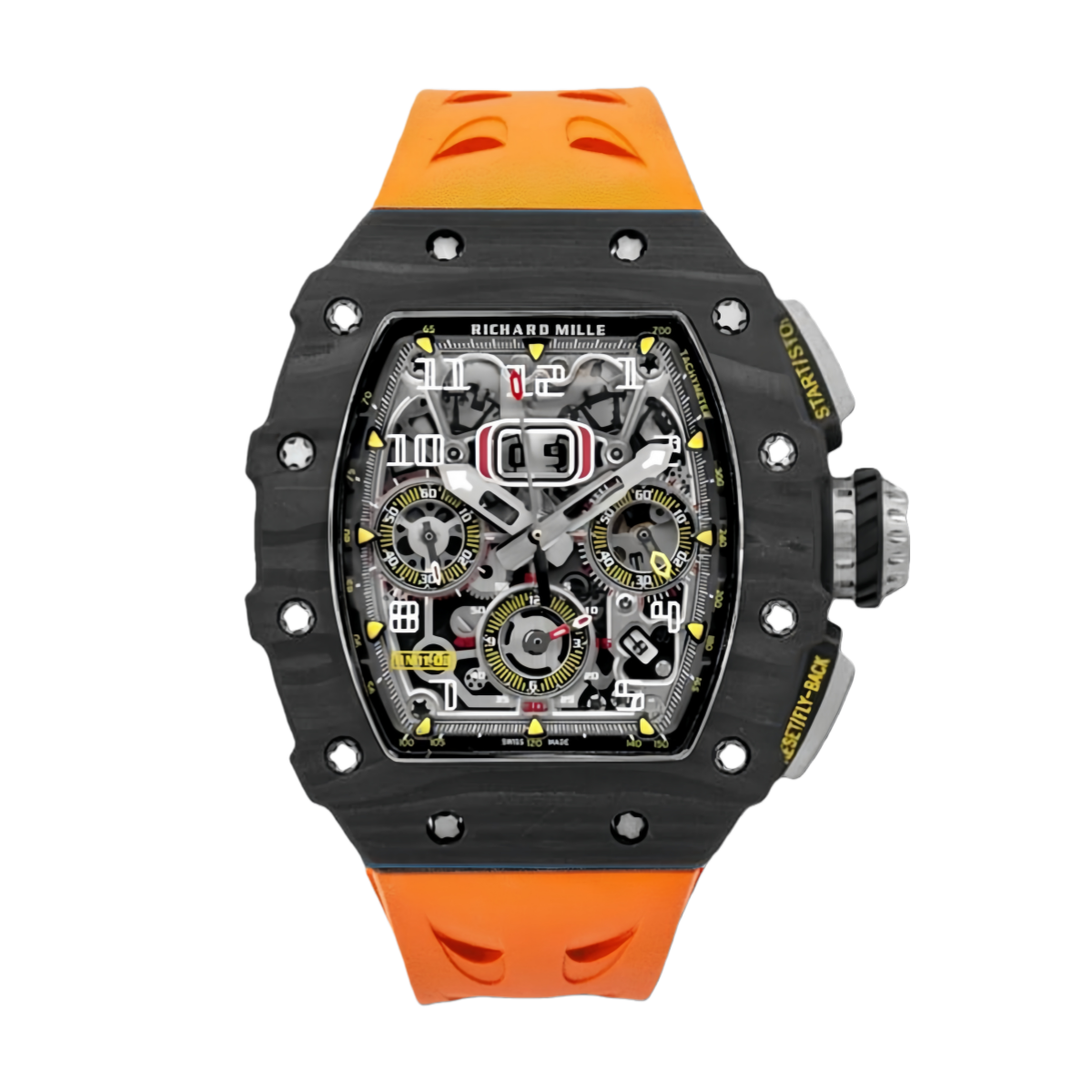 【7A Quality】Richard Mille RM 11-03 Automatic Flyback Chronograph Orange Watch