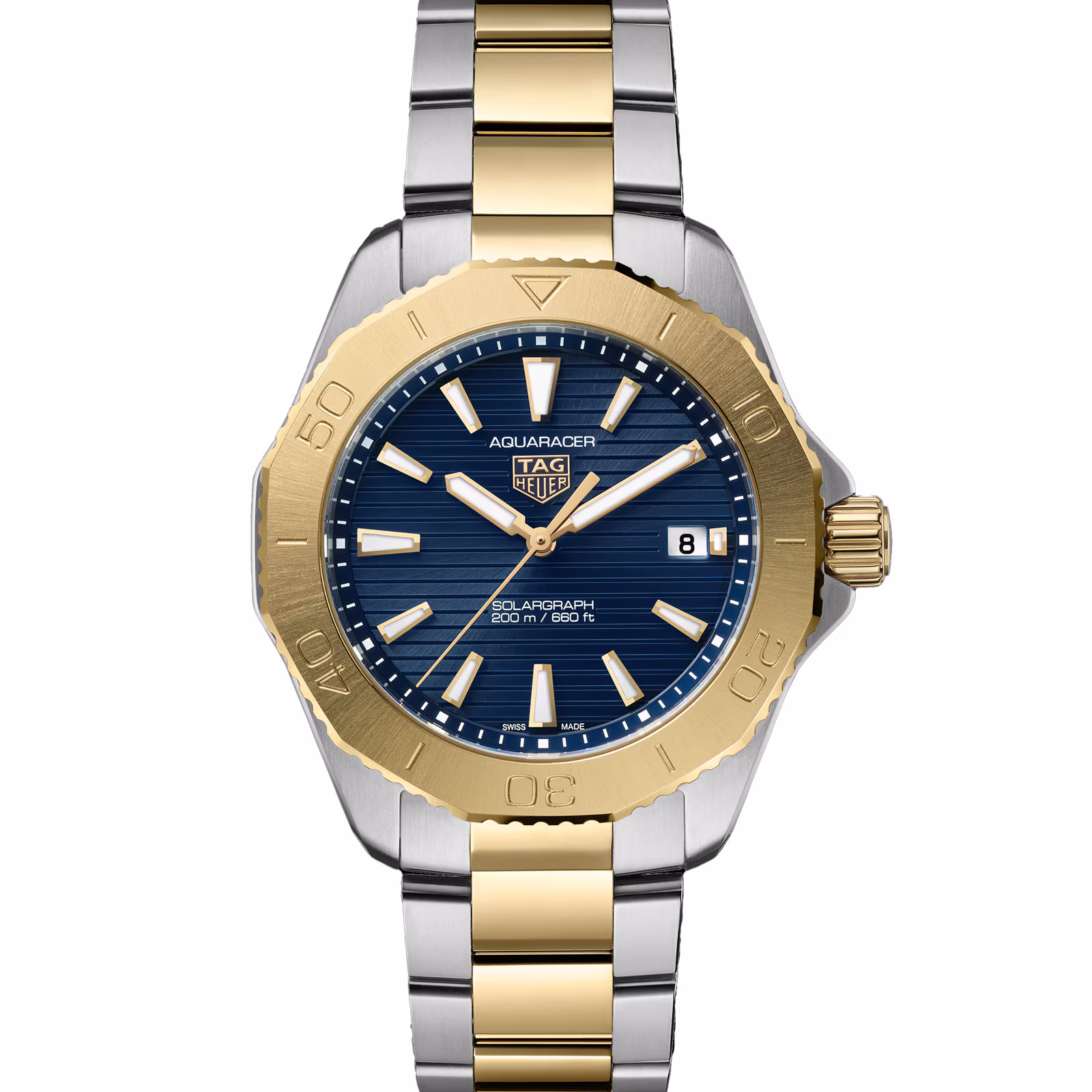 【7A Quality】TAG Heuer Aquaracer Professional 200 Solargraph 40mm Mens Watch WBP1120.BB0002