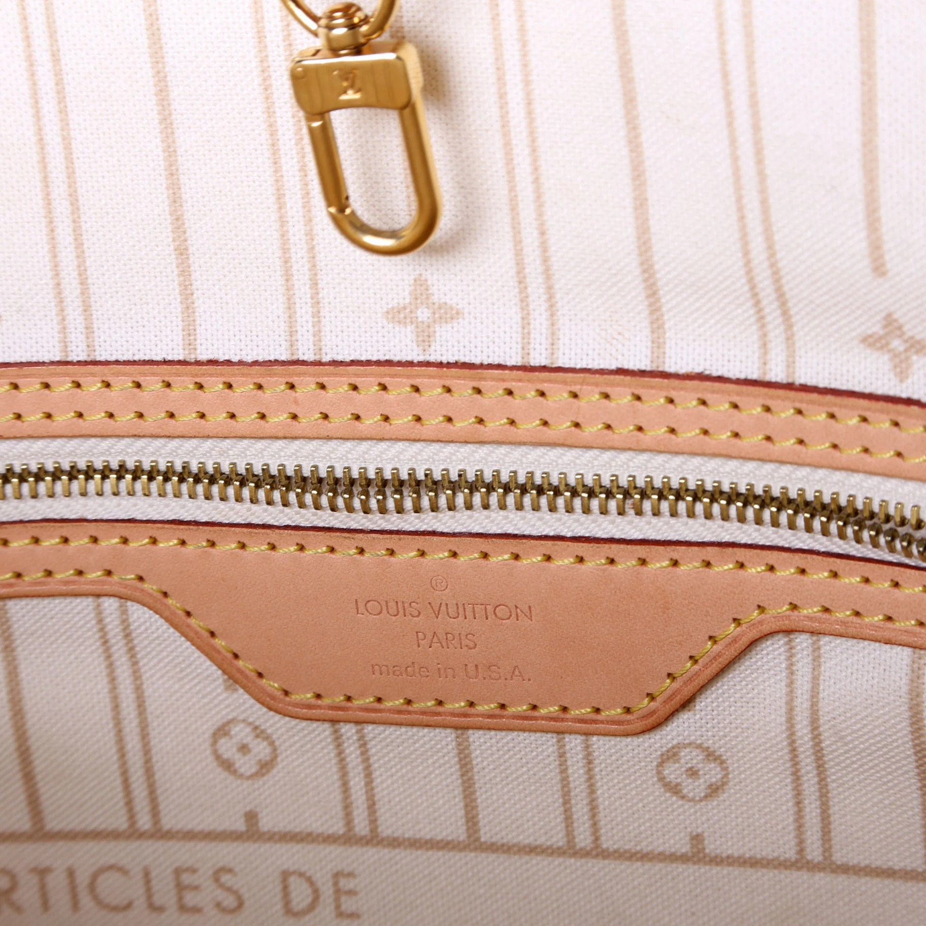 Neverfull MM Damier Azur Beige