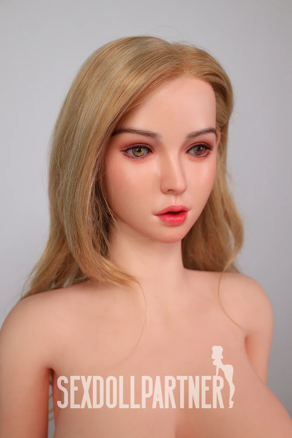 US Stock - 5ft34/ 163cm Prudence Silicone Head + TPE Body Blonde Real-life Girl Sex Doll Gel Breast