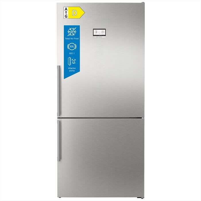 BOSCH - Frigorifero Combinato KGN86AIDR Classe D 186x86 cm-Acciaio anti-impronta
