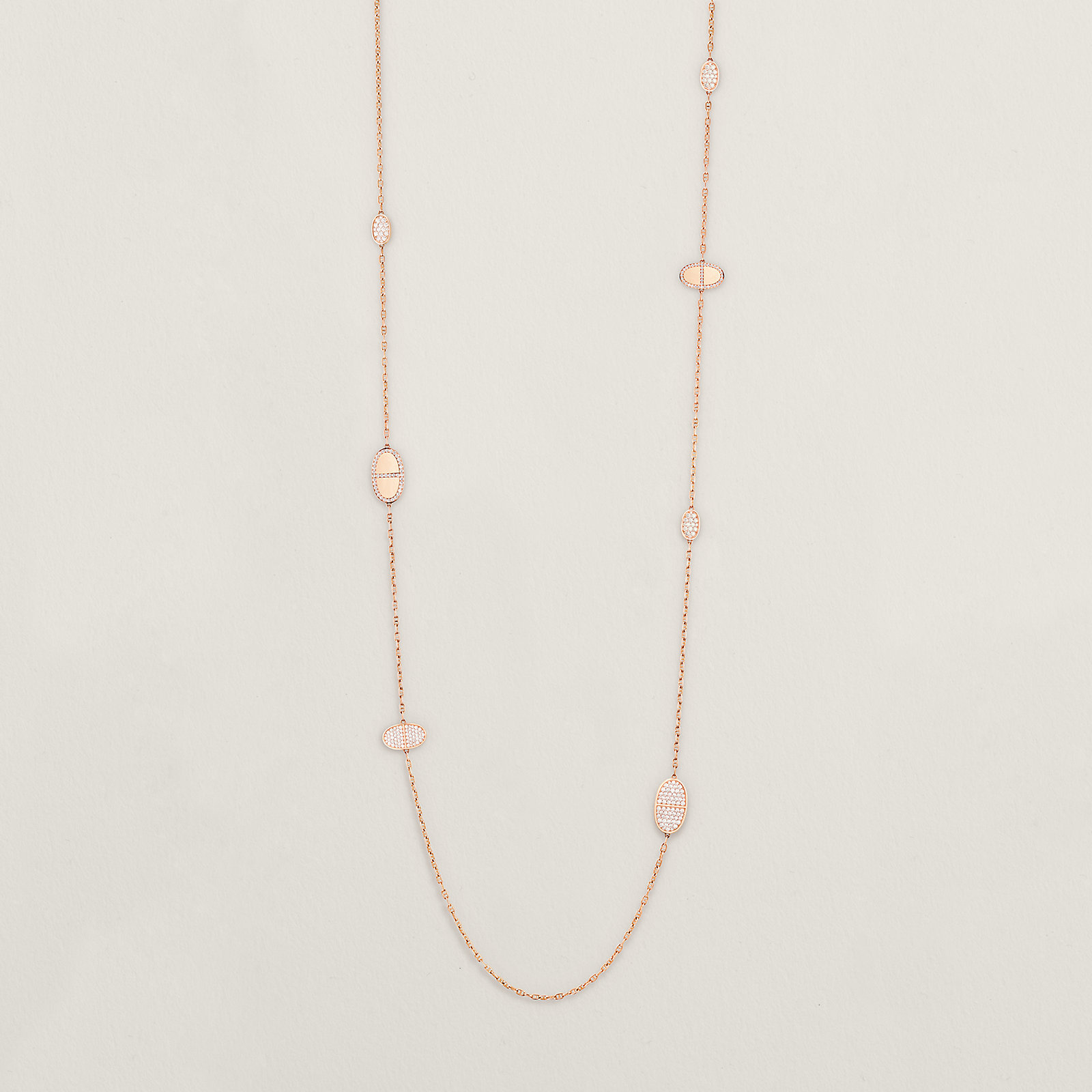 Chaine d'ancre Contour long necklace