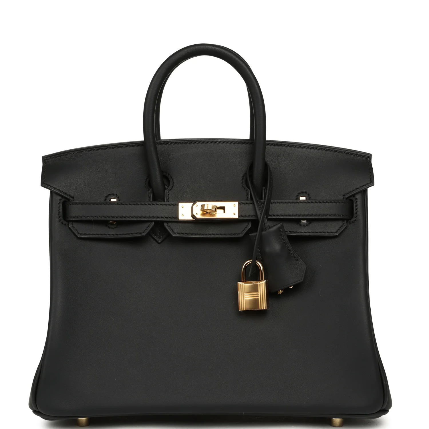 HERMÈS Birkin 25 Black Swift Gold Hardware