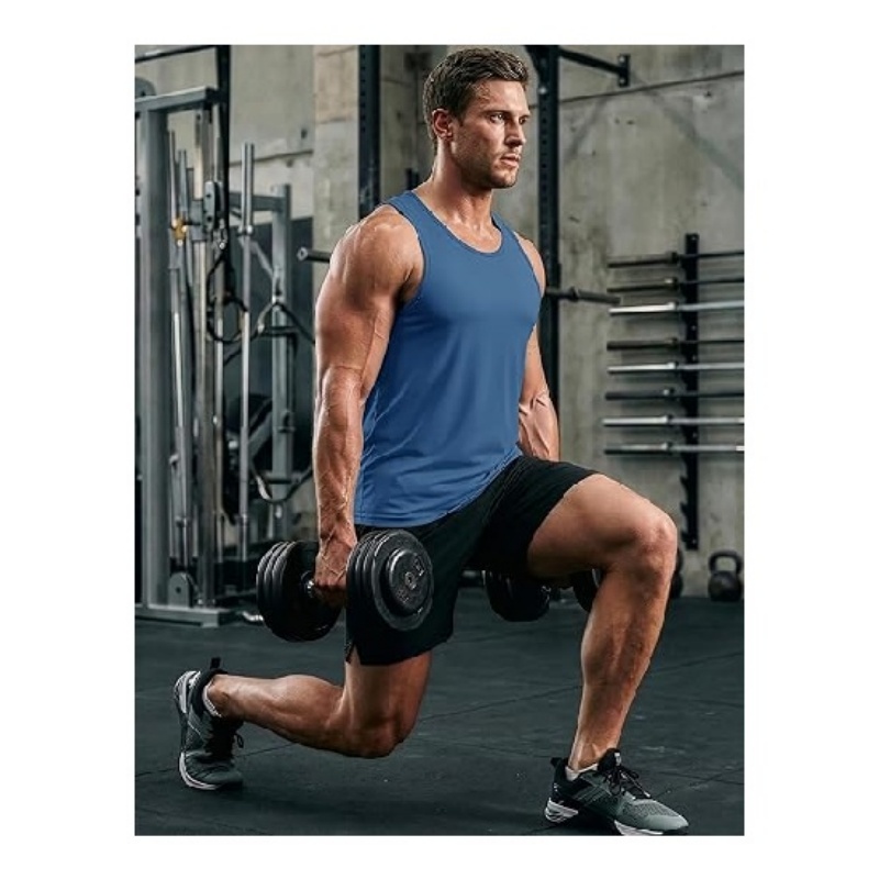 Men's UPF 50+ Quick Dry Muscle Tank Top Sleeveless Shirts