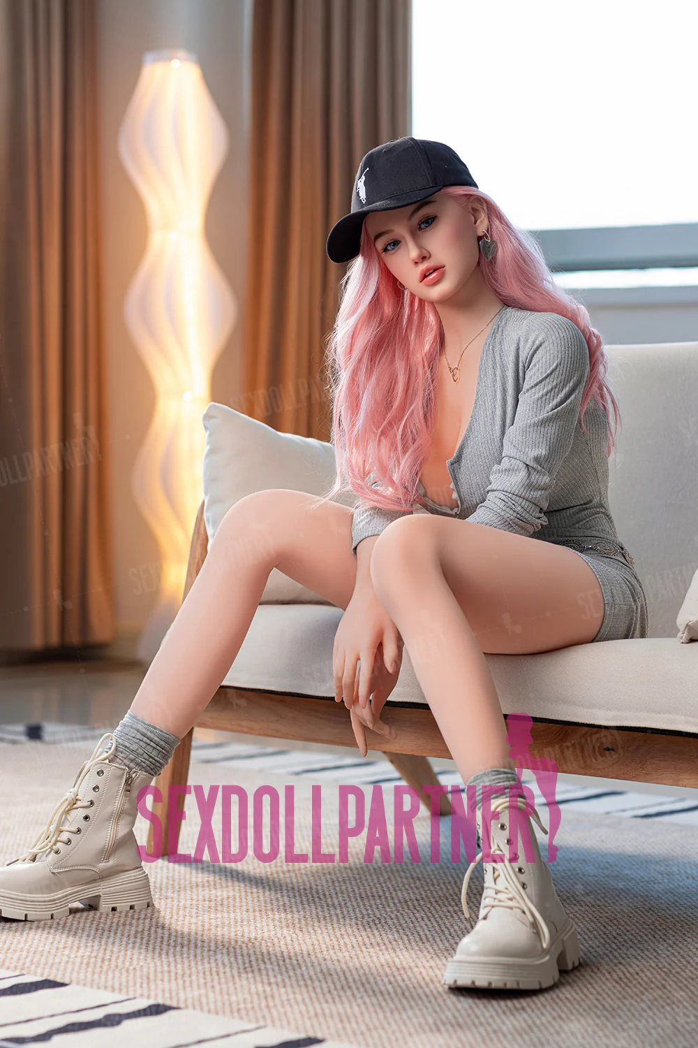 US Stock - YAMIEE Zia 5ft35 /163cm Unique Design SNK14 Silicone Head Sex Doll TPE Body Real-looking Hot Female Sex Doll