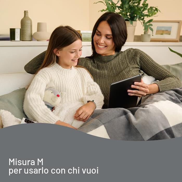 IMETEC - Termocoperta CALDOPLAID ADAPTO 160X120 CM-Grigio