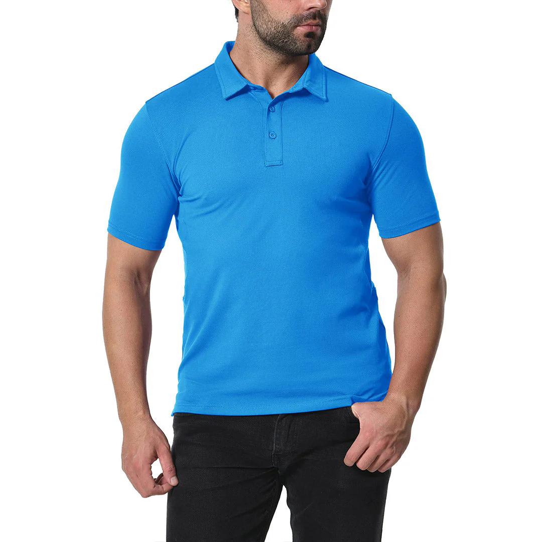 Men's Golf Tennis Casual Outdoor Summer Polo Collared Shirt
