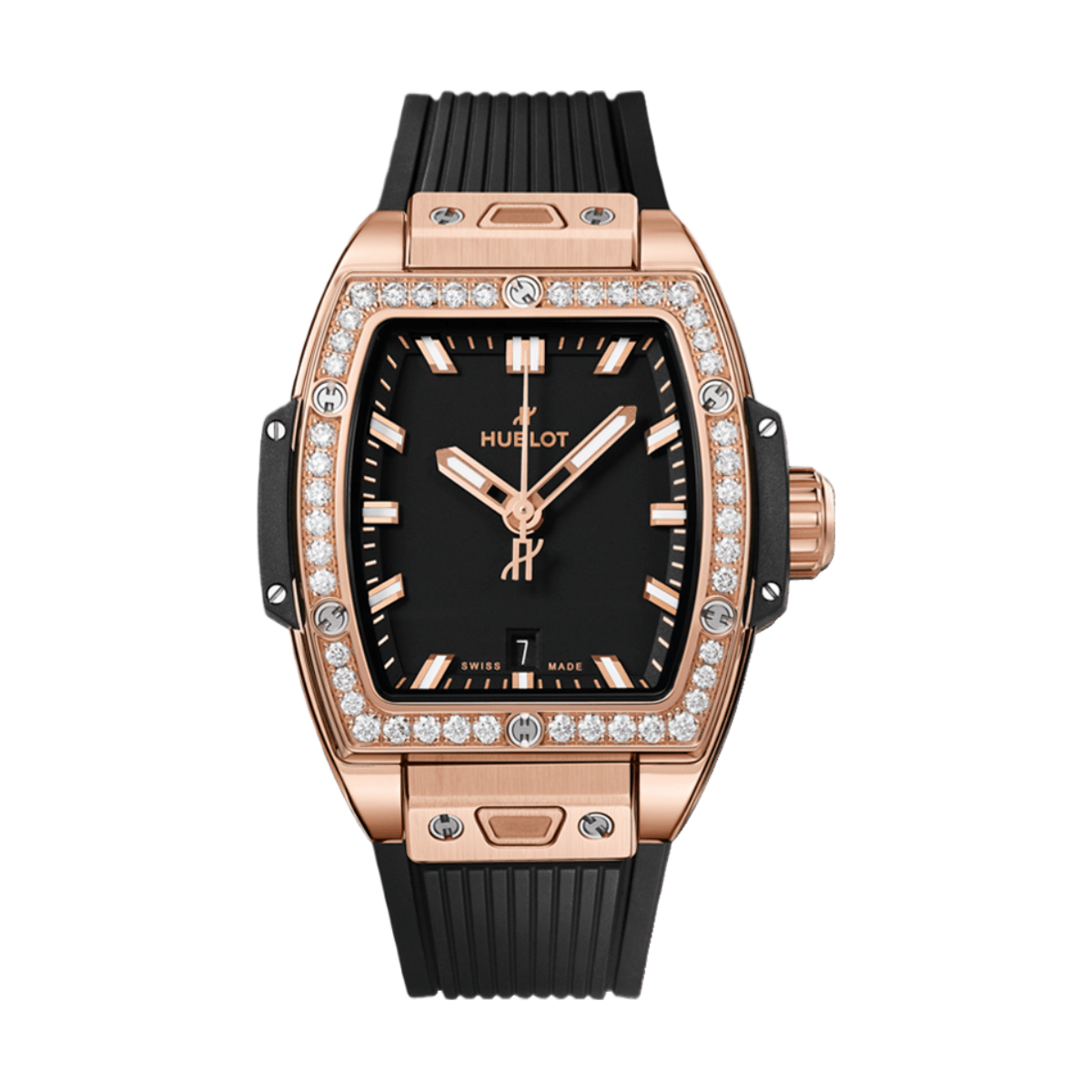 Hublot Spirit of Big Bang 39mm 665.OX.1180.RX.1204  King Gold Diamond Bezel Black Dial
