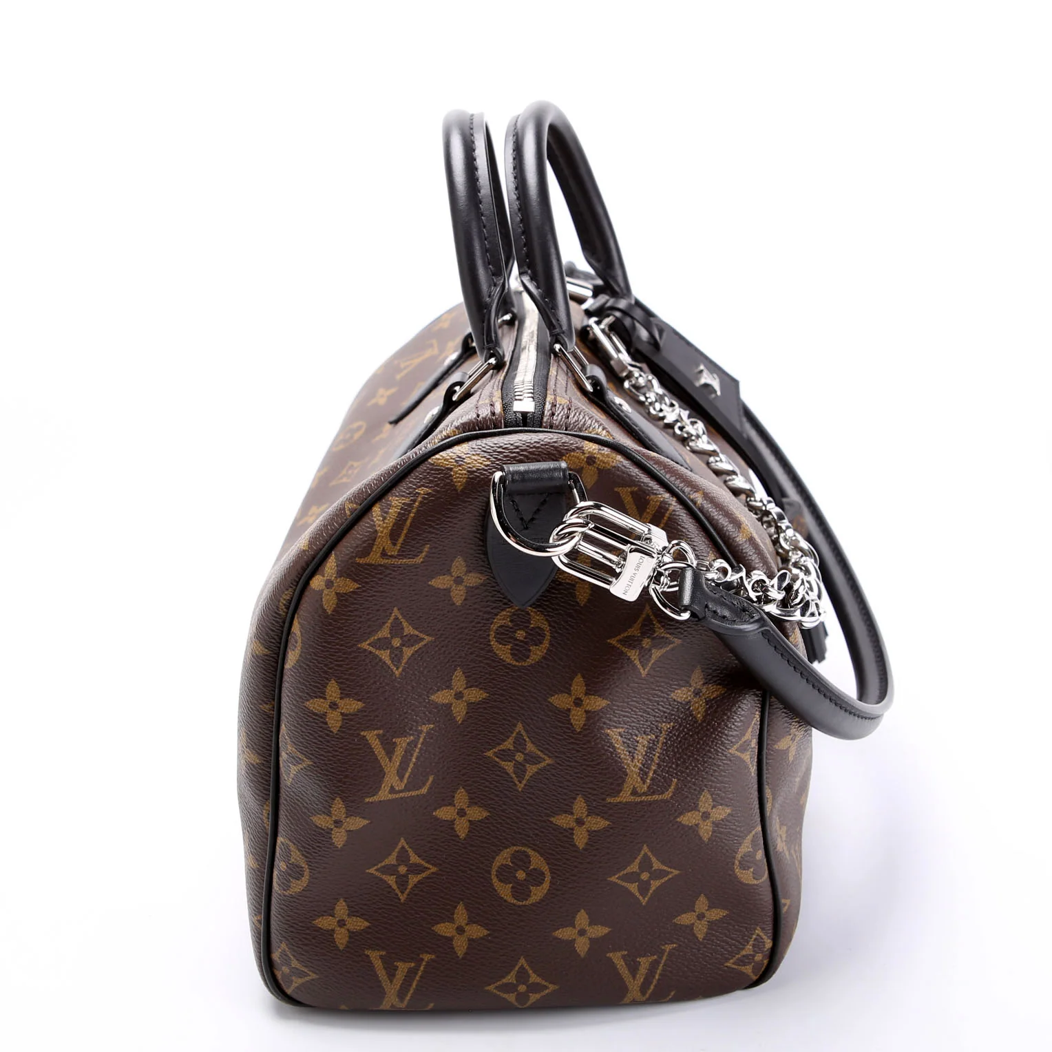 LOUIS VUITTON Speedy Soft 30 Monogram Dark Black