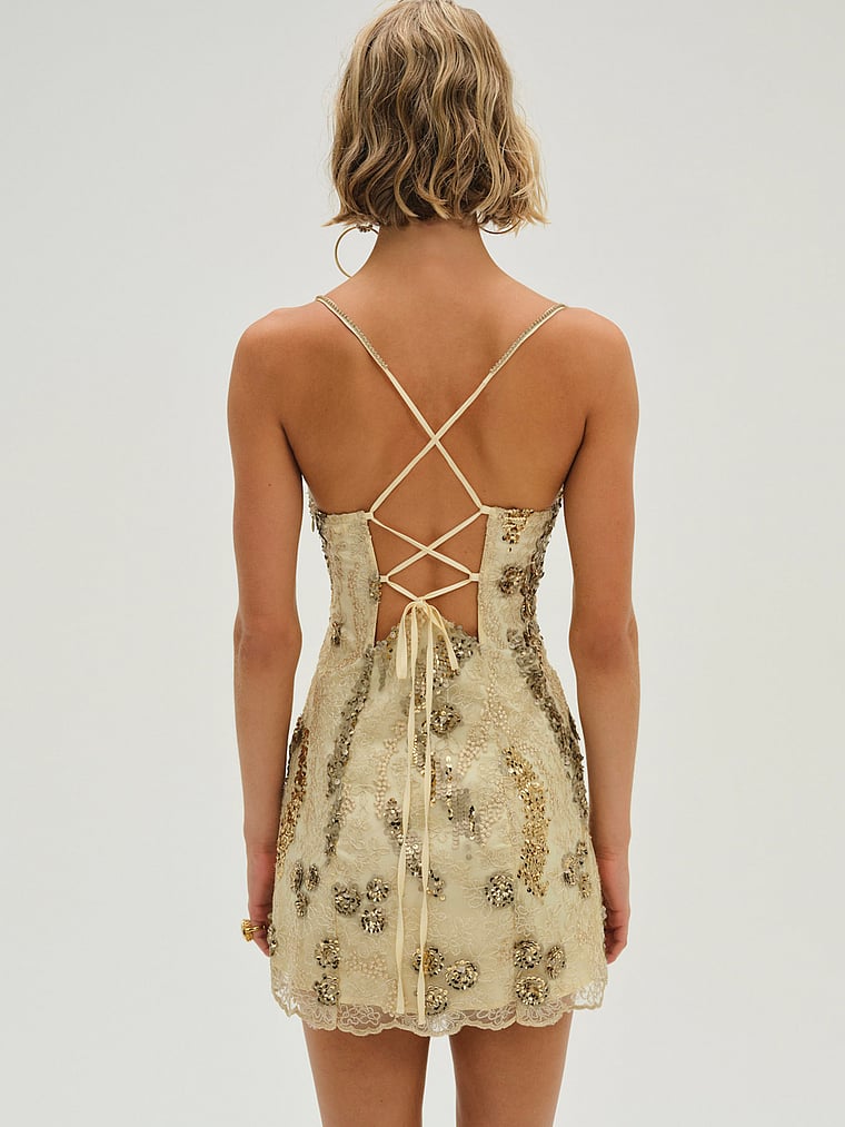 For Love & Lemons Opal Mini Dress