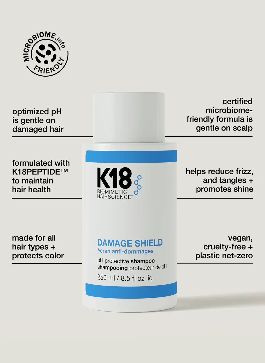 DAMAGE SHIELD protective shampoo 8.5oz