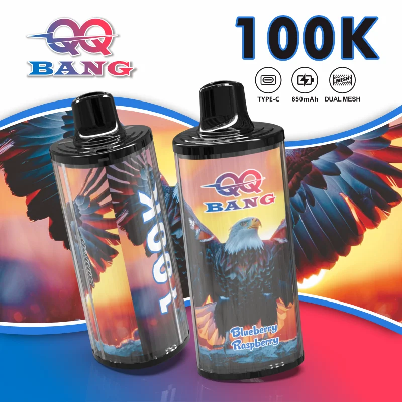 QQ BANG 100K Puffs | B2B Χονδρική Ηλεκτρονικό Τσιγάρο Shisha με Dual Mesh & LED RGB