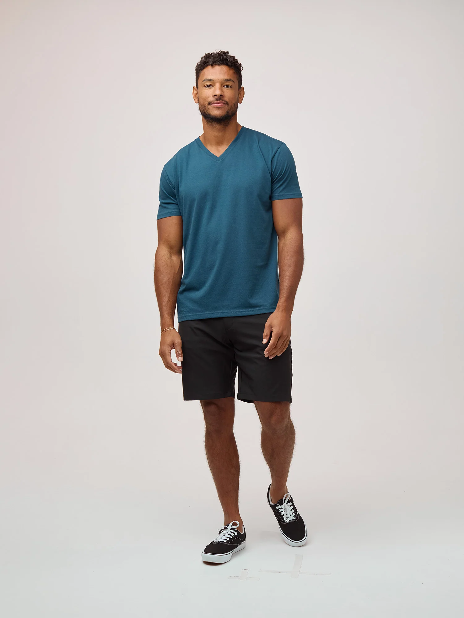Sea Blue V-Neck