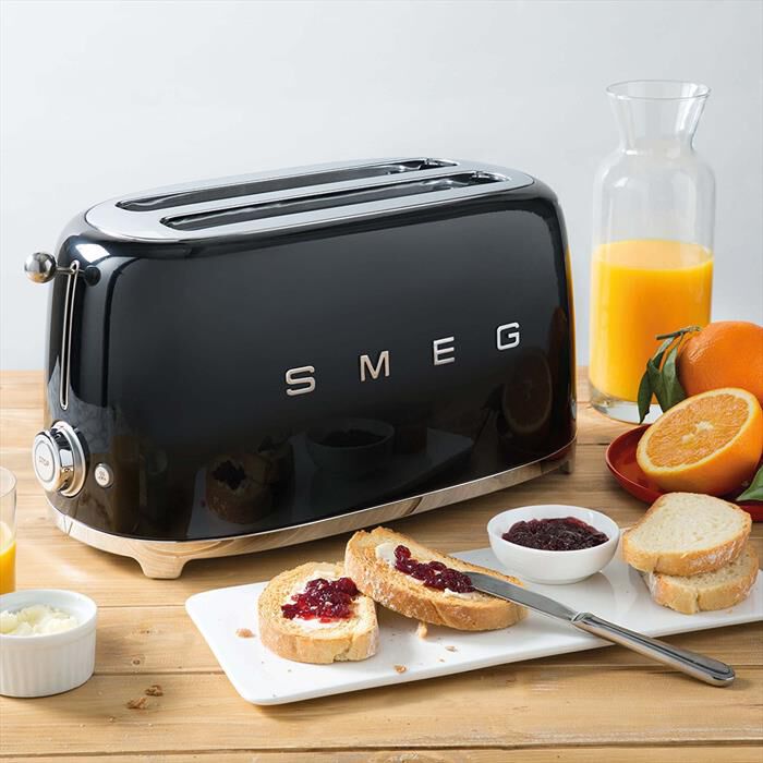 SMEG - Tostapane 50's Style 2x4 fette – TSF02BLEU-nero
