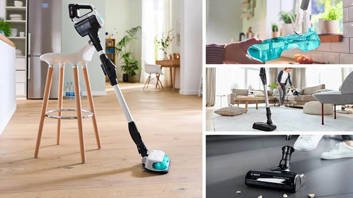 BOSCH - Aspirapolvere ricaricabile BCS71HYG4-Black,White