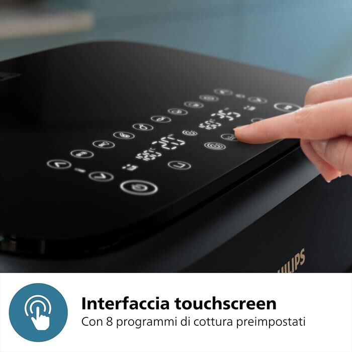 PHILIPS - Friggitrice AIRFRYER SERIE 3000 DA 9L NA352/00-Nero/Oro