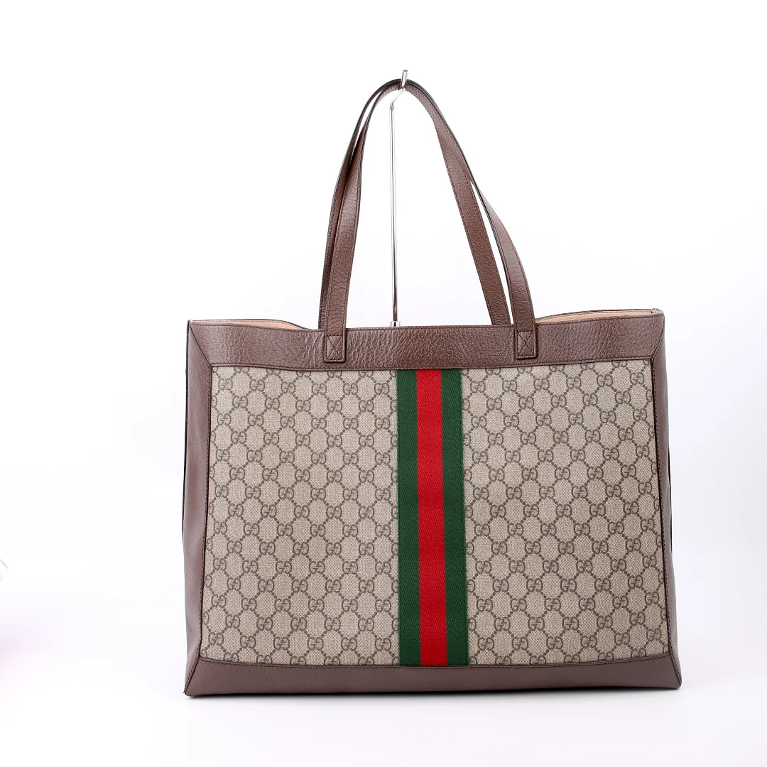 547947 Ophidia Soft GG Supreme Medium Tote Brown