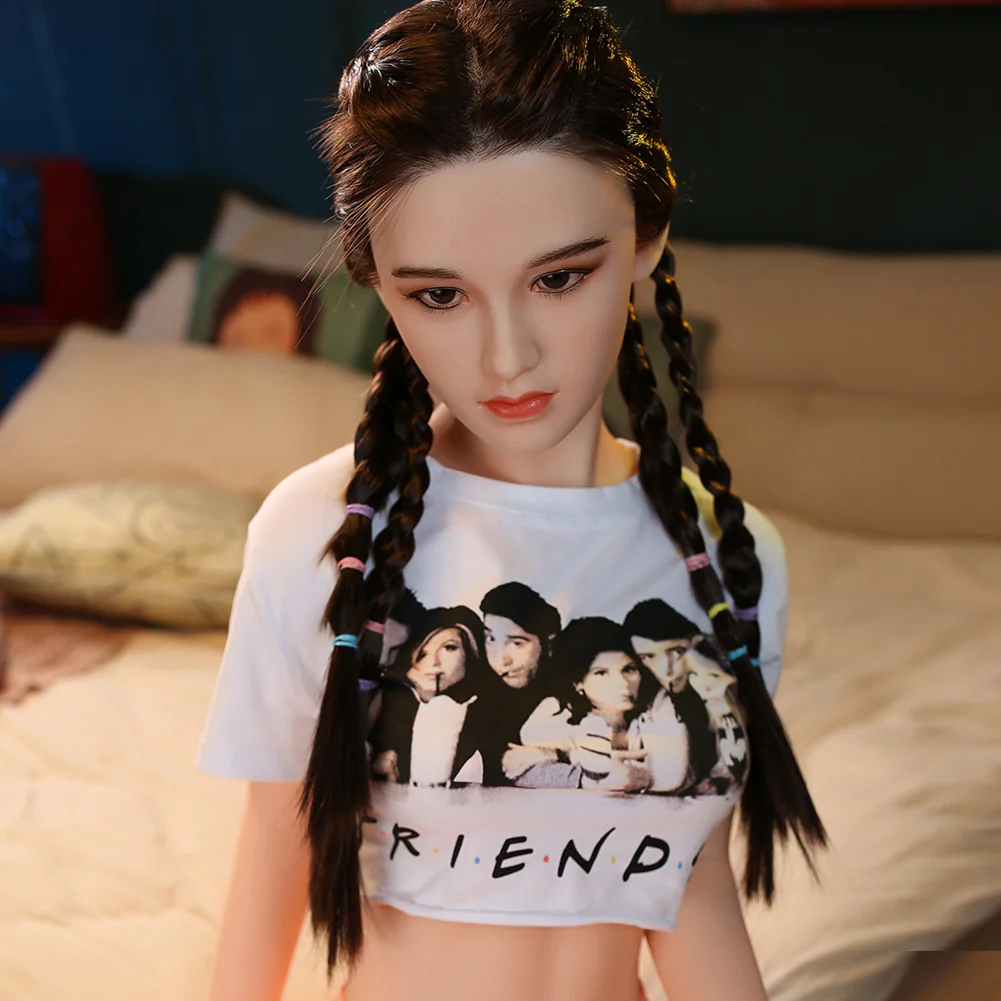 US Stock - Yumi 5ft25 / 160cm 210 Head TPE Asia Flat Chest Sex Doll