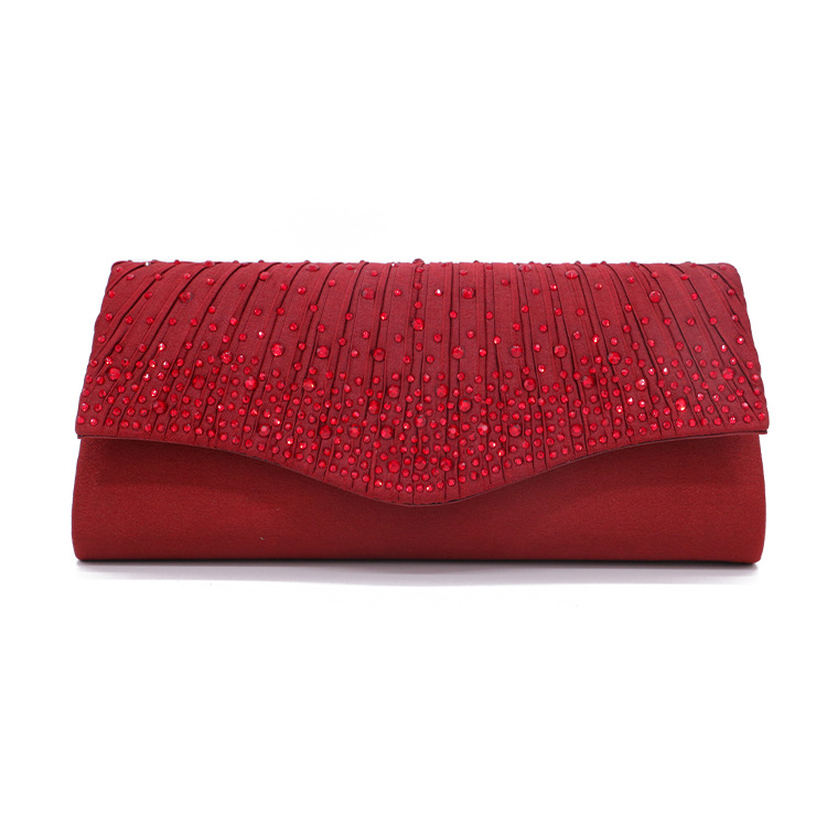 Rhinestone chain bag European style evening bag