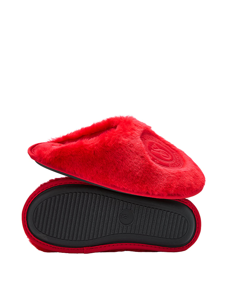 Victoria's Secret Closed-Toe Faux Fur Slippers
