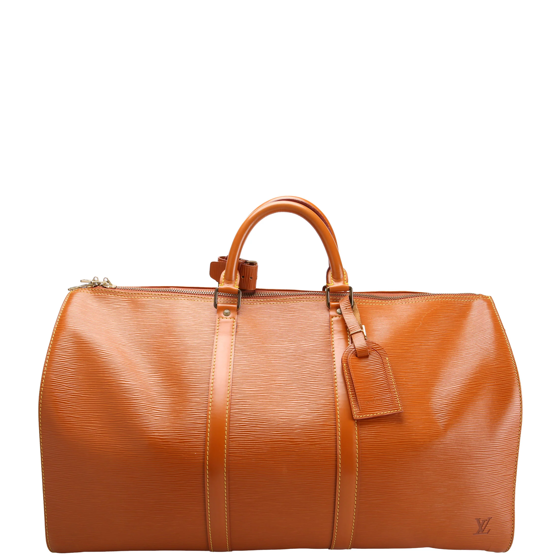 LOUIS VUITTON Keepall 50 Epi Brown