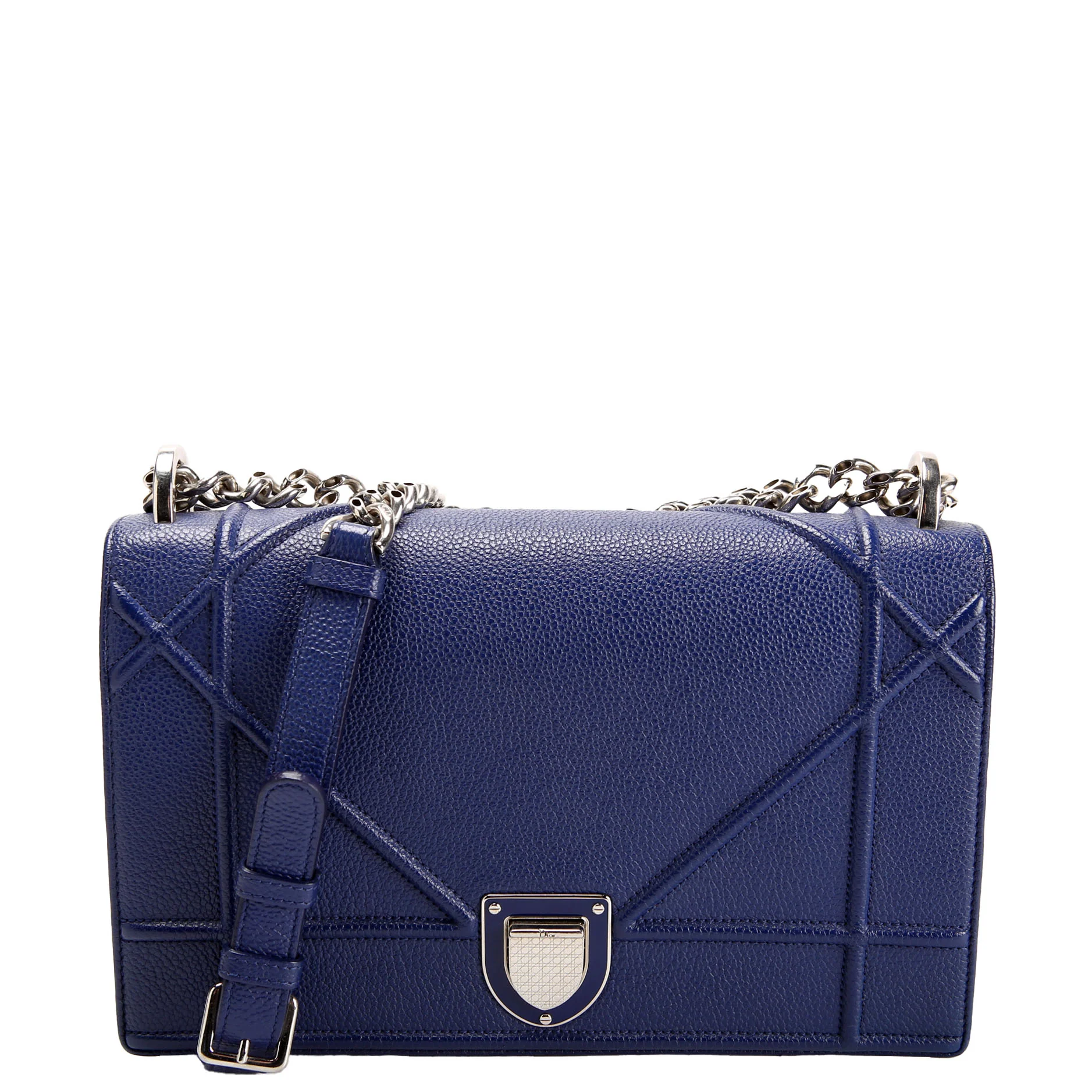 DIOR Diorama Flap Bag Medium Blue