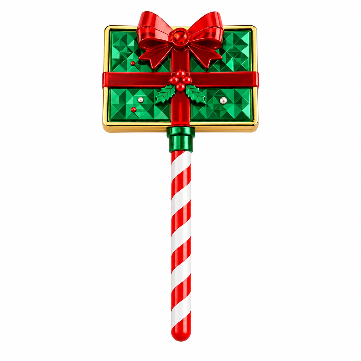 Christmas Tap-to-Pay Wand – Festive Contactless Credit Card Holder with Candy Cane Handle