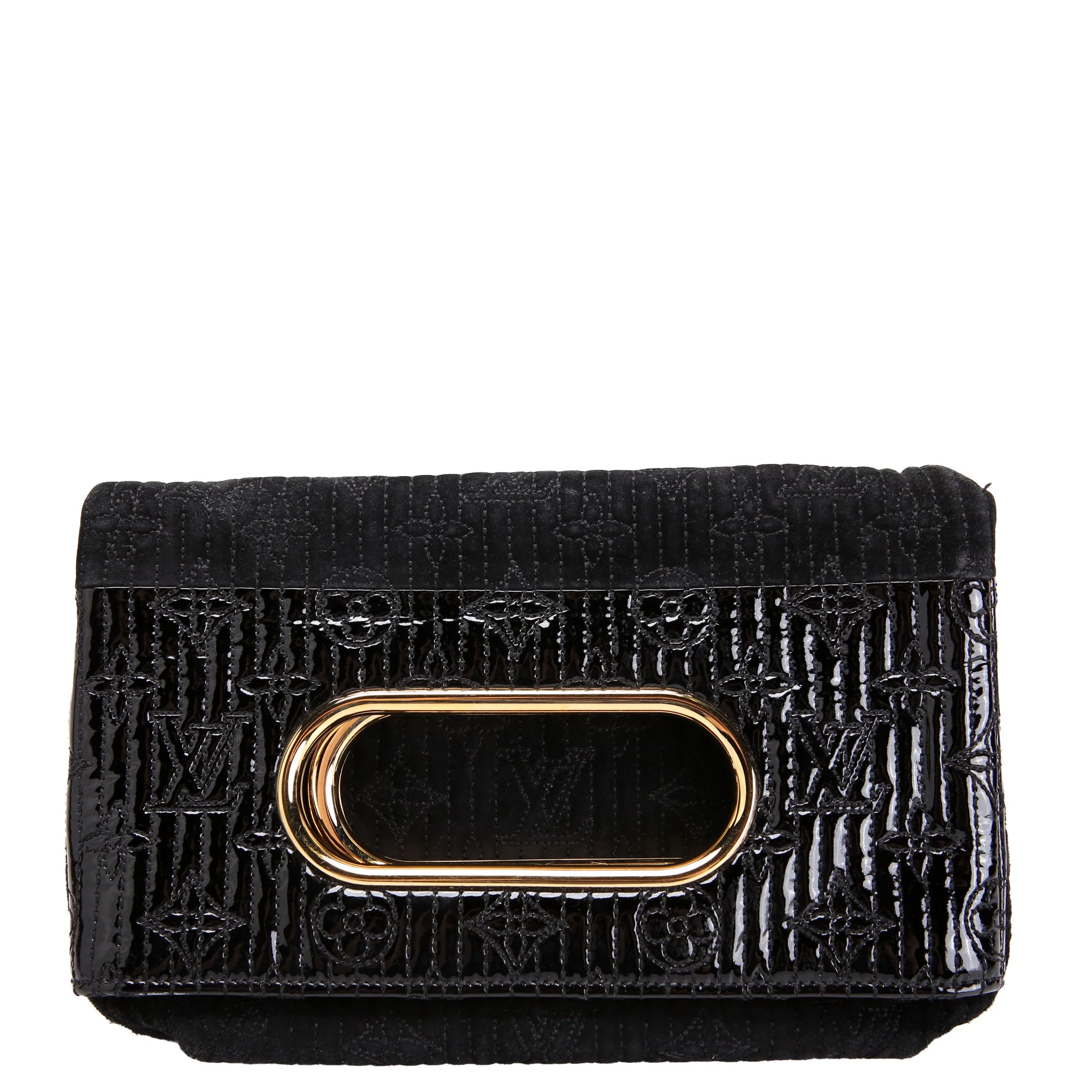 LOUIS VUITTON Motard After Dark Clutch Black/Gold