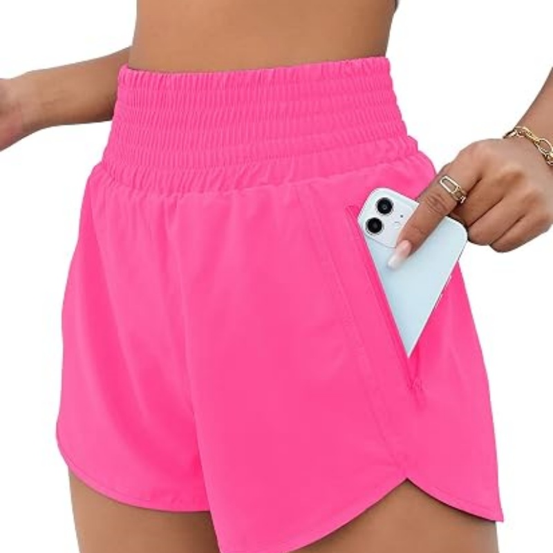 2.5" Athletic Shorts for Women Comfy High Waisted Short with Pocket
