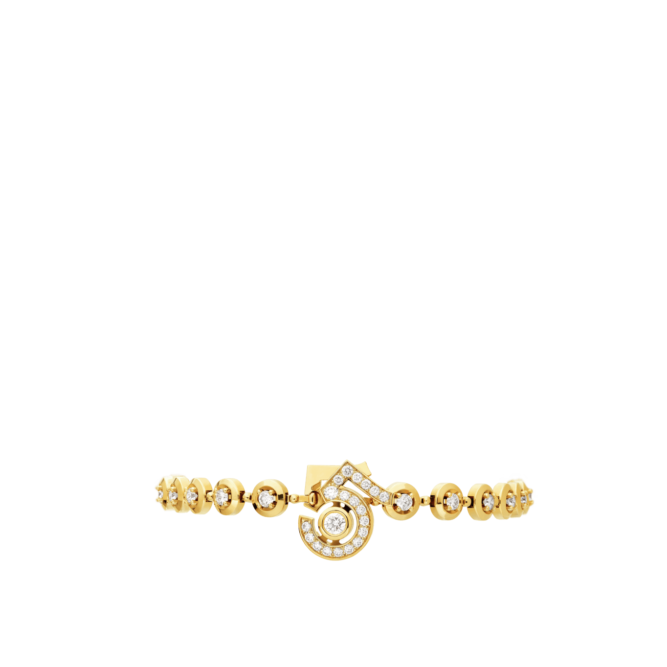 Eternal N°5 diamond line bracelet