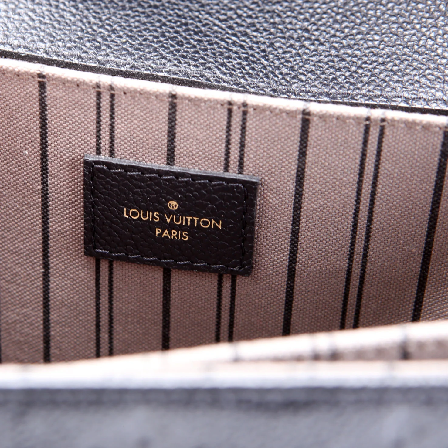 Pochette Metis Empreinte Black/Gold