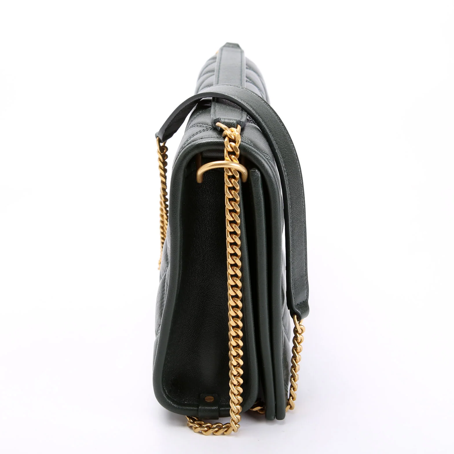 SAINT LAURENT 650769 Becky Quilted Lambskin Shoulder Bag Mini
