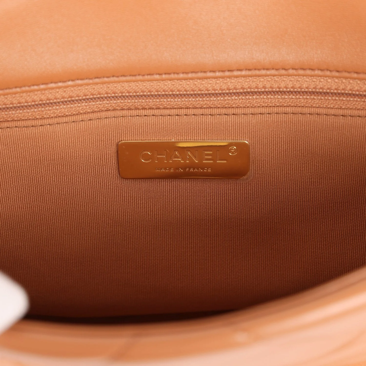 Chanel Medium 19 Flap Brown Lambskin Mixed Metal Hardware