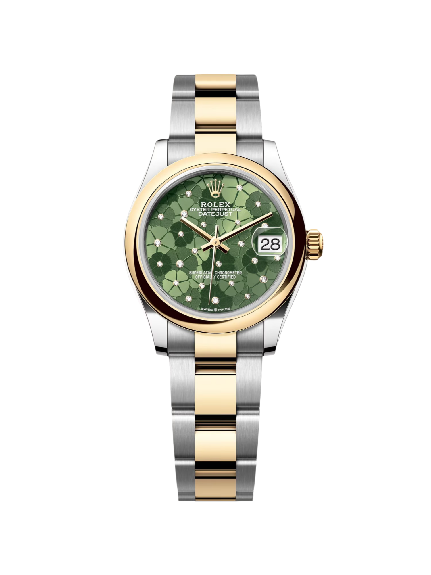 RLX Datejust m278243-0031/0032 31mm Green Dial watch