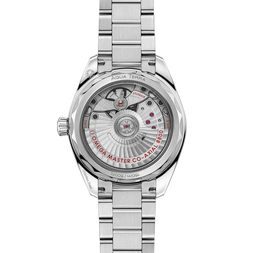 Omega Seamaster Aqua Terra SHADES 34 mm Sandstone Dial Stainless Steel Bracelet 220.10.34.20.09.001