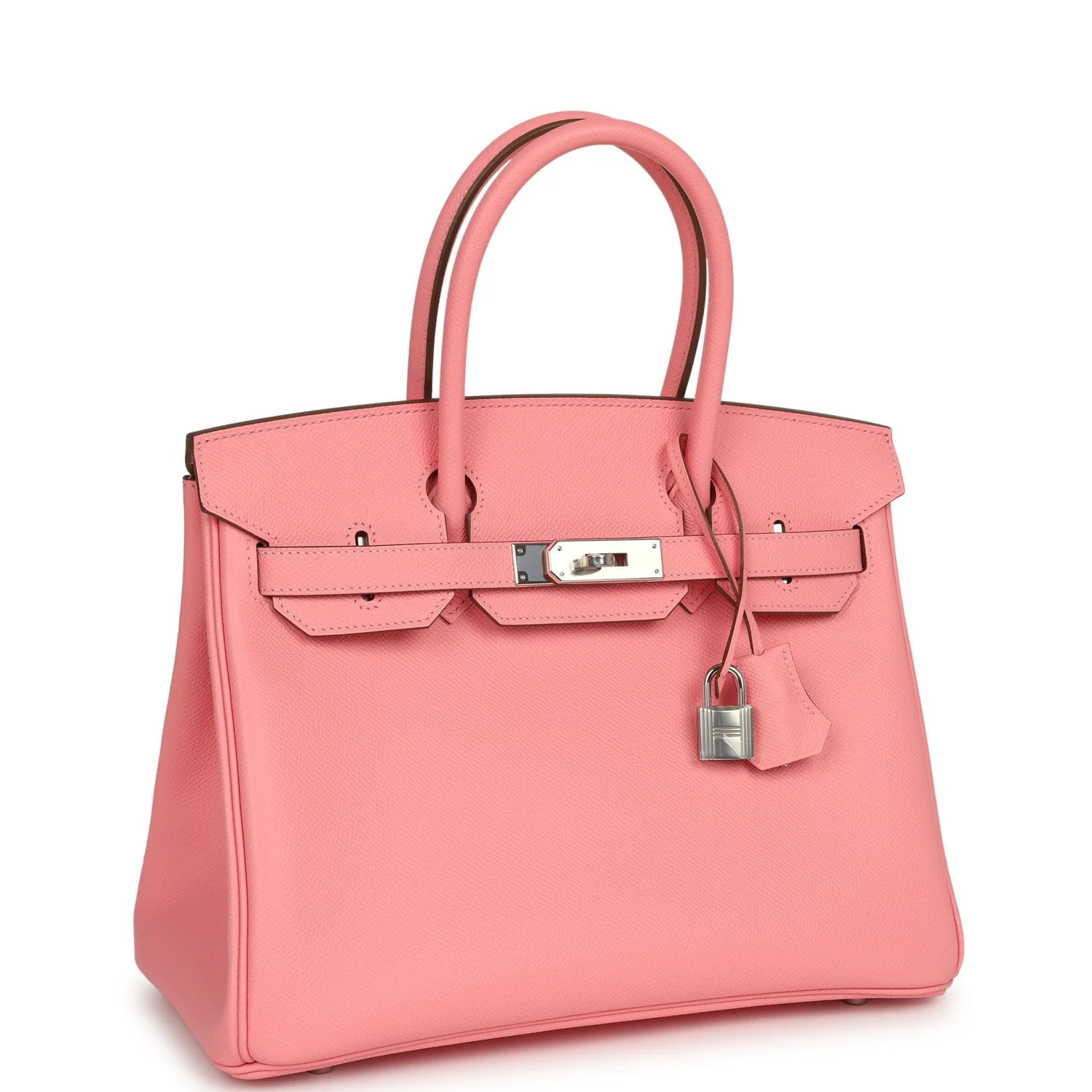 HERMÈS Birkin 30 Rose Confetti Epsom Palladium Hardware